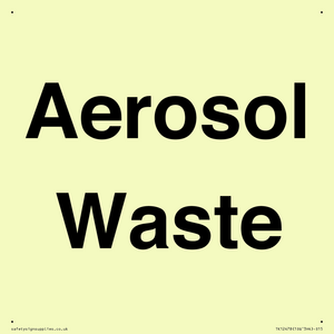 TK12478: Aerosol Waste