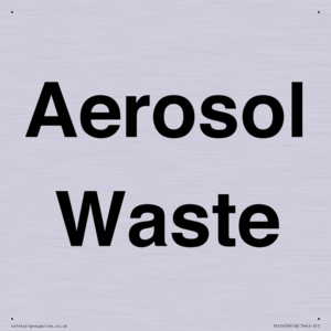 TK12478: Aerosol Waste