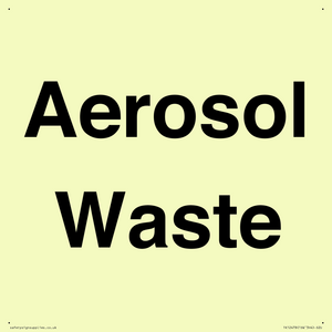 TK12478: Aerosol Waste