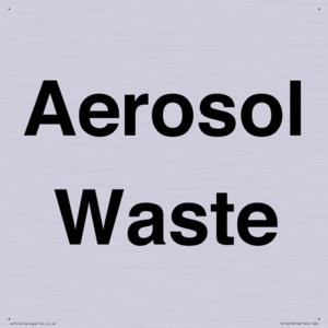 TK12478: Aerosol Waste