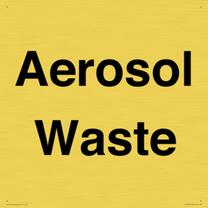 TK12478: Aerosol Waste