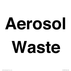 TK12478: Aerosol Waste