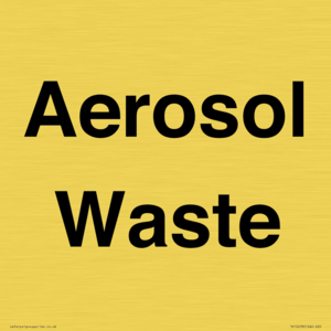 TK12478: Aerosol Waste