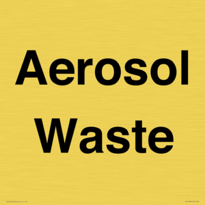 TK12478: Aerosol Waste