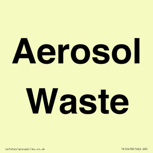 TK12478: Aerosol Waste