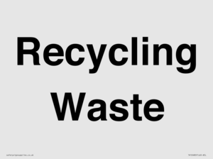 TK12480: Recycling Waste