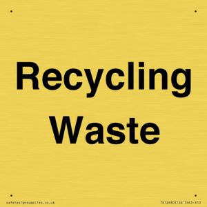 TK12480: Recycling Waste