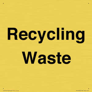 TK12480: Recycling Waste
