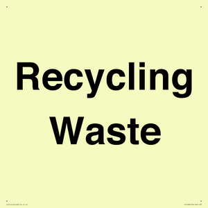 TK12480: Recycling Waste
