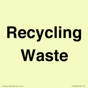 TK12480: Recycling Waste