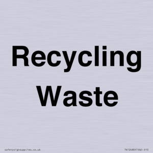 TK12480: Recycling Waste