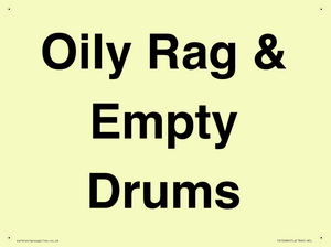 TK12484: Oily Rag & Empty Drums