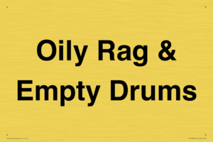 TK12484: Oily Rag & Empty Drums