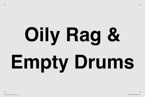 TK12484: Oily Rag & Empty Drums