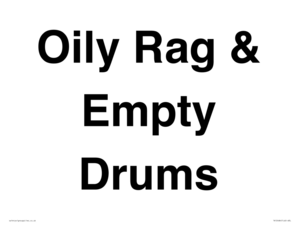 TK12484: Oily Rag & Empty Drums