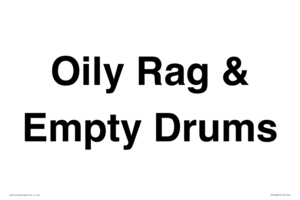 TK12484: Oily Rag & Empty Drums