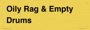 TK12484: Oily Rag & Empty Drums