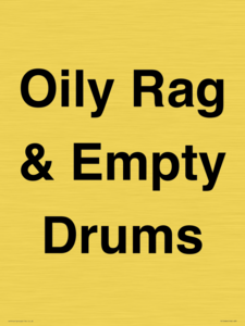 TK12484: Oily Rag & Empty Drums