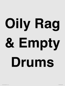 TK12484: Oily Rag & Empty Drums