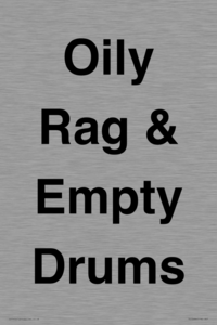 TK12484: Oily Rag & Empty Drums