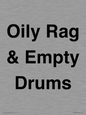 TK12484: Oily Rag & Empty Drums