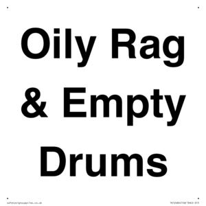 TK12484: Oily Rag & Empty Drums