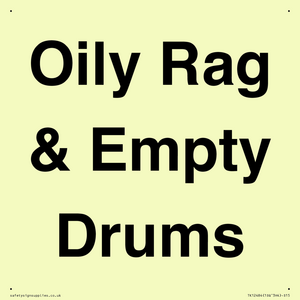 TK12484: Oily Rag & Empty Drums