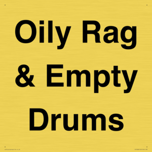 TK12484: Oily Rag & Empty Drums
