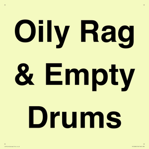 TK12484: Oily Rag & Empty Drums