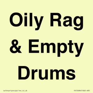 TK12484: Oily Rag & Empty Drums
