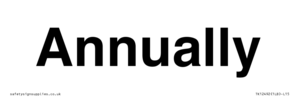 TK12492: Annually