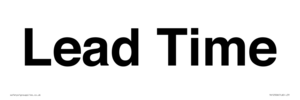 TK12506: Lead Time