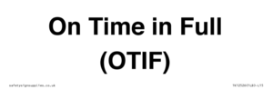 TK12526: On Time in Full (OTIF)