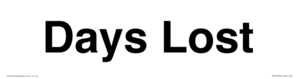 TK12530: Days Lost