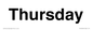 TK12544: Thursday