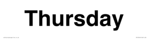 TK12544: Thursday
