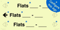 TK12729: Three Flat Directional Section Transparent background Black text