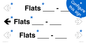 TK12729: Three Flat Directional Section Transparent background Black text