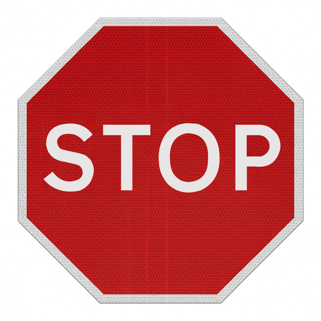 Stop Sign Octagon | Diagram 601.1 | RA2 | Post Mountable