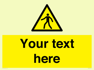 WA10606: Custom Warning: Pedestrians