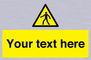 WA10606: Custom Warning: Pedestrians