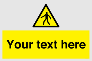 WA10606: Custom Warning: Pedestrians