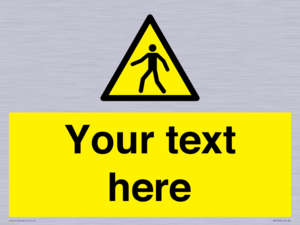 WA10606: Custom Warning: Pedestrians