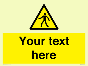 WA10606: Custom Warning: Pedestrians