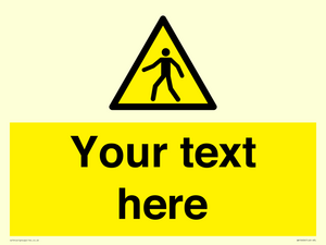 WA10606: Custom Warning: Pedestrians