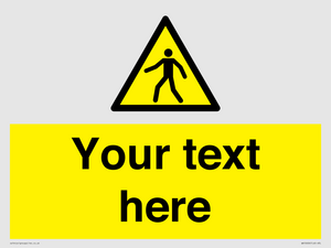 WA10606: Custom Warning: Pedestrians