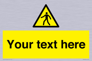 WA10606: Custom Warning: Pedestrians