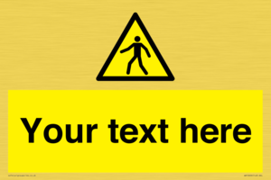 WA10606: Custom Warning: Pedestrians