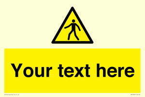 WA10606: Custom Warning: Pedestrians