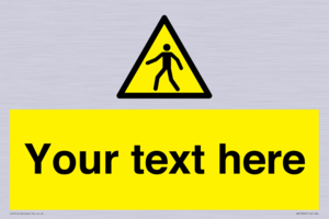 WA10606: Custom Warning: Pedestrians